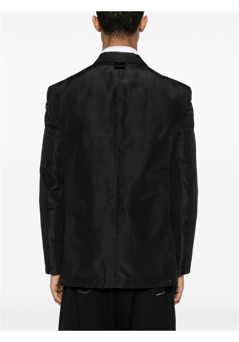 Blazer in shantung nero Comme Des Garçons - uomo COMME DES GARCONS HOMME | HOJ0021